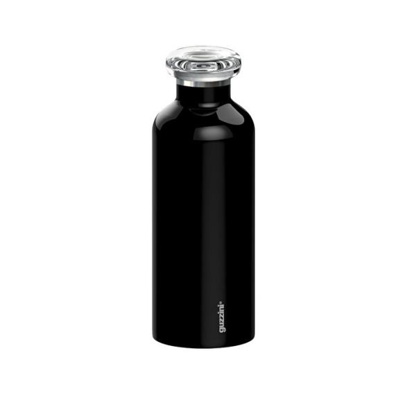 Thermos Guzzini - Energy Bottiglia Termica da Viaggio in Acciaio Inox On The Go nero 500 cc