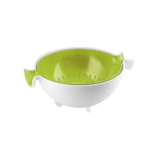 Scolapasta Guzzini - Set Scolatutto con Contenitore Verde Mela 30cm