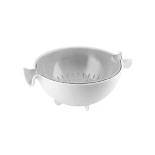 Scolapasta Guzzini - Set Scolatutto con Contenitore Grigio 30cm