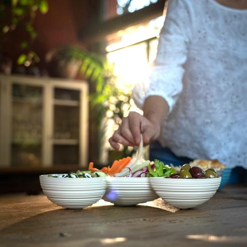 Guzzini - Antipastiera Tierra 'Made for Nature' Bianco Latte