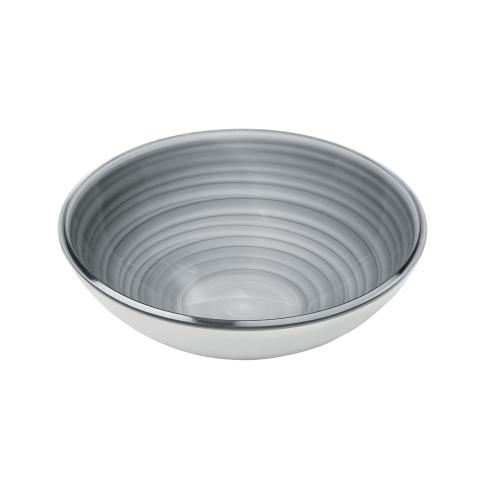 Insalatiera Guzzini - Ciotola Contenitore Twist L Grigio 22 cm