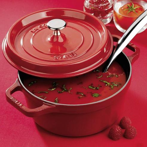 Pentola Staub - Casseruola Cocotte in Ghisa Smaltata 26 cm Rossa