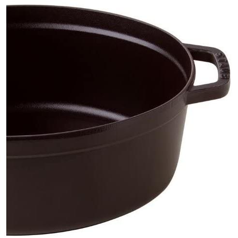 Pentola Staub - Casseruola Cocotte Ovale in Ghisa Smaltata 29 cm Nera
