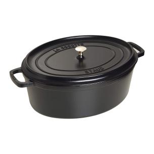Staub Cocotte Ovale Nero | Salernocasalinghi