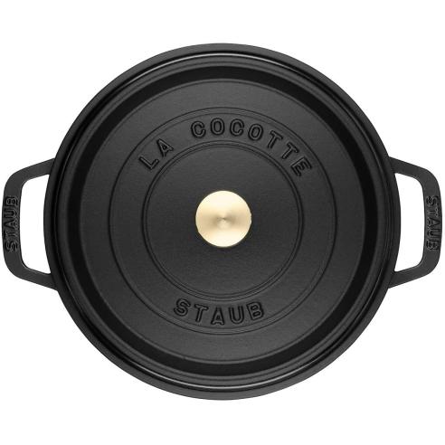 Pentola Staub - Casseruola Cocotte in Ghisa Smaltata 26 cm Nera