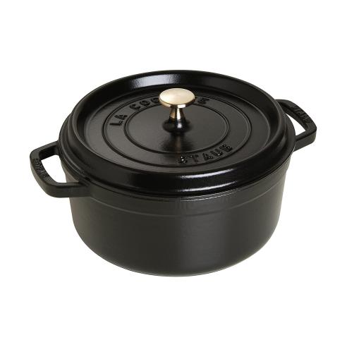 Staub Cocotte Blk 22 cm | Salernocasalinghi