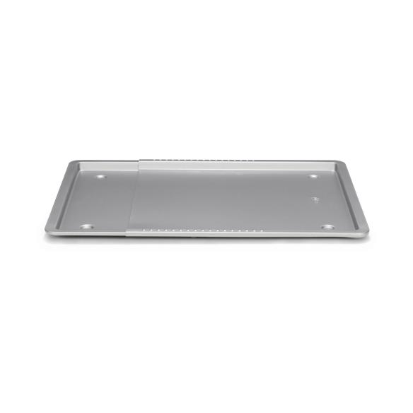 Teglia Bassa Regolabile in Alluminio Silver-Top