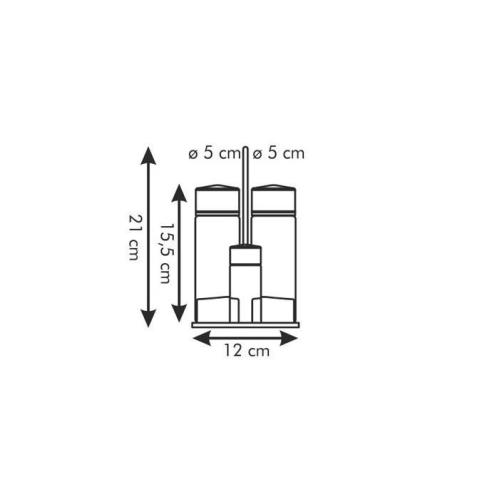 Tescoma - Oliera Set Olio e Aceto Linea Club set Condimento 4 pezzi
