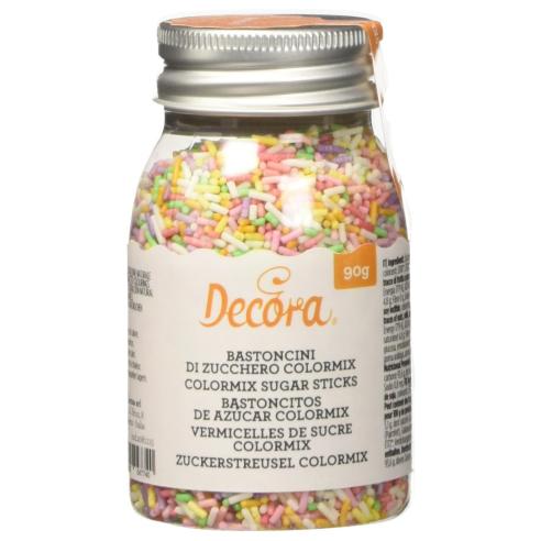 CF 90 G BASTONCINI DI ZUCCHERO COLORMIX