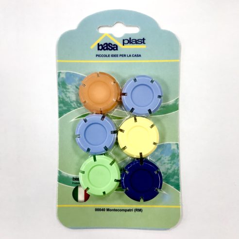 Set 6 Tappi per Bottiglia Universali Speedy in Plastica