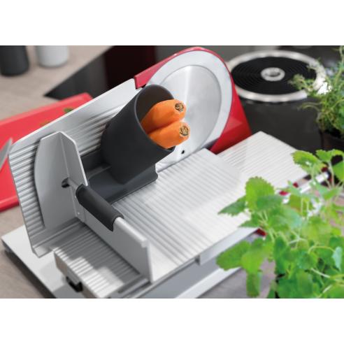 Graef - Affettatrice Elettrica SKS 100 Lama Ondulata e Liscia da 17 cm Rosso