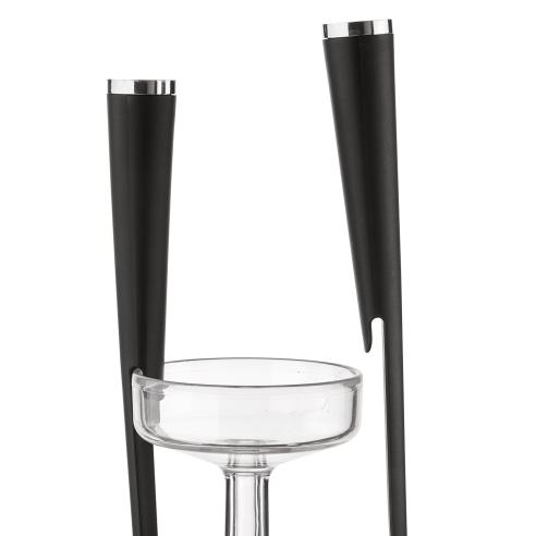 Guzzini - Set 5 Mestoli da Cucina Antiaderente con Base Nero