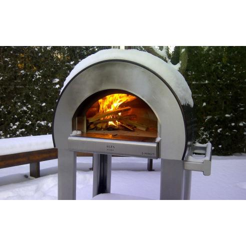 Alfa Forni - 5 Minuti Forno Pizza a legna da esterno con base per la casa