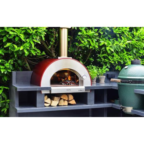 Alfa Forni - 5 Minuti Forno Pizza a Legna da Esterno per la Casa