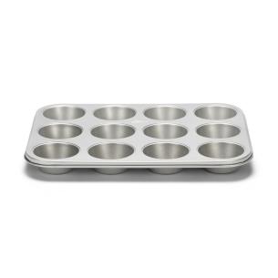 Patisse - Teglia in Alluminio Anodizzato per Muffin Silver Top con 12 cavità