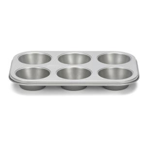 Patisse - Teglia in Alluminio Anodizzato per Muffin Silver Top con 6 cavità