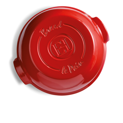 Emile Herny - Stampo Cuoci Pane Tondo in Ceramica 32 cm Rosso EH349507