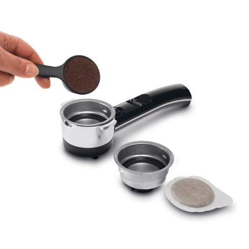 De Longhi Macchina Caffè Espresso Cappuccino Icona Rossa ECO 311.R Cialde e Polvere