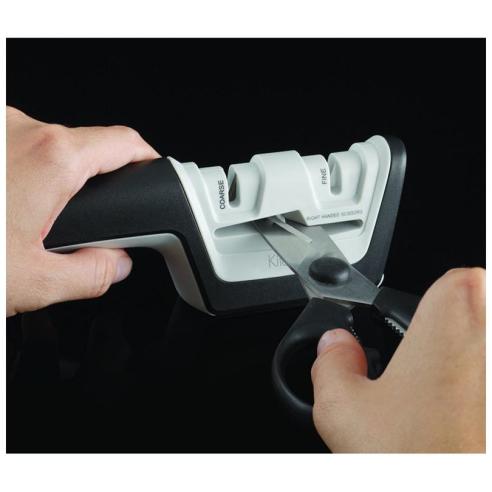 Kitchen IQ - Affilacoltelli e Forbici Manuale "DIAMOND PRO" cm 23