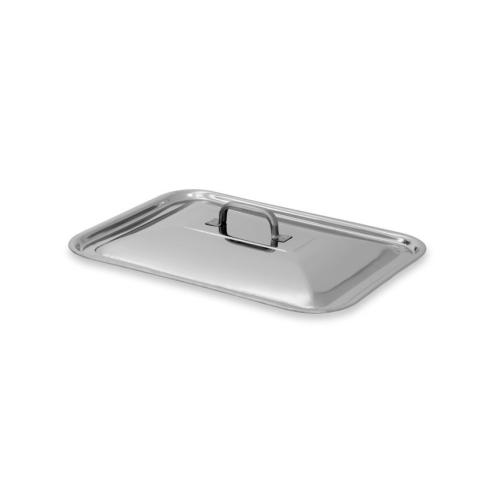 Steel Pan - Coperchio in Acciaio Rettangolare per Rostiera 35 cm