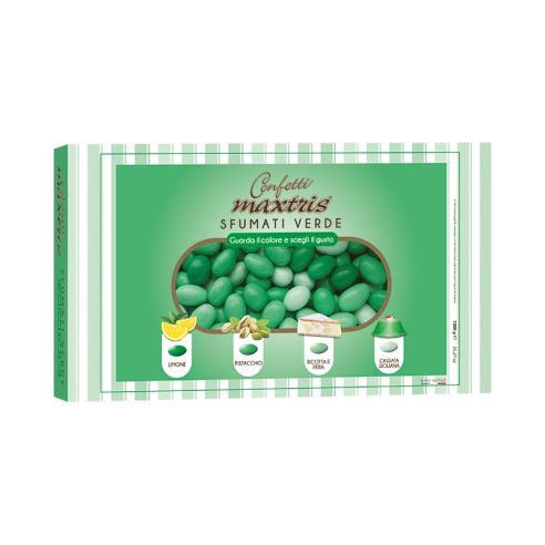 Maxtris - Confetti sfumati verde 1 gk senza glutine