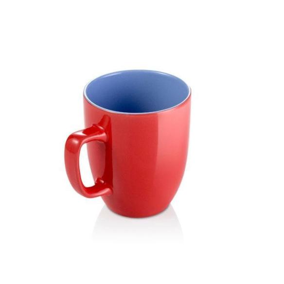 Tescoma - Tazza Mug Jumbo in ceramica rosso crema shine 300 ml