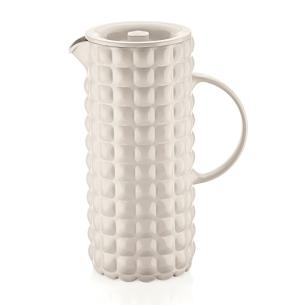 Guzzini - Caraffa con coperchio bianco latte Tiffani 1750 ml