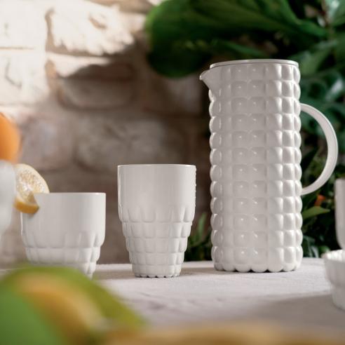 Guzzini - Bicchiere alto bianco latte Tiffany 510 ml