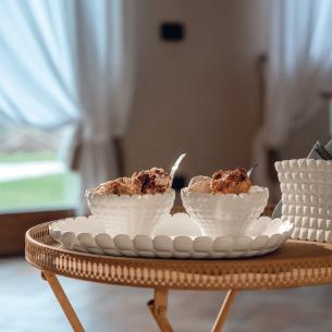 Guzzini - Vassoio da portata M bianco latte Tiffany 32 cm 2