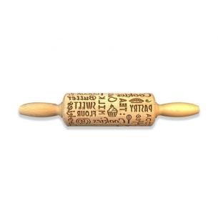 Folkroll - Mattarello Piccolo in Legno Decoro Baking