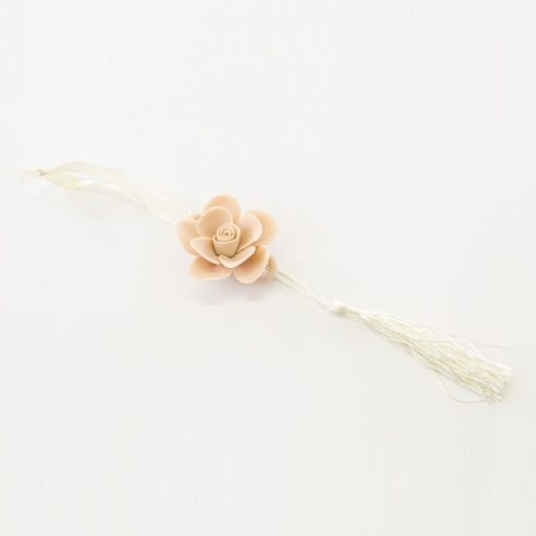 Le Stelle - Appendino fiore porcellana con calamita 5 cm