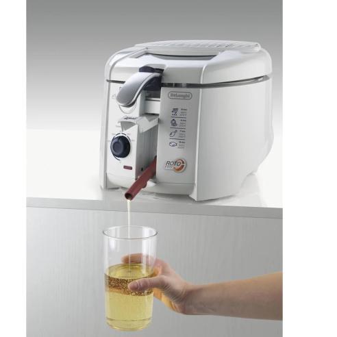 De Longhi - Friggitrice elettrica ad olio RotoFry FF28311.W1