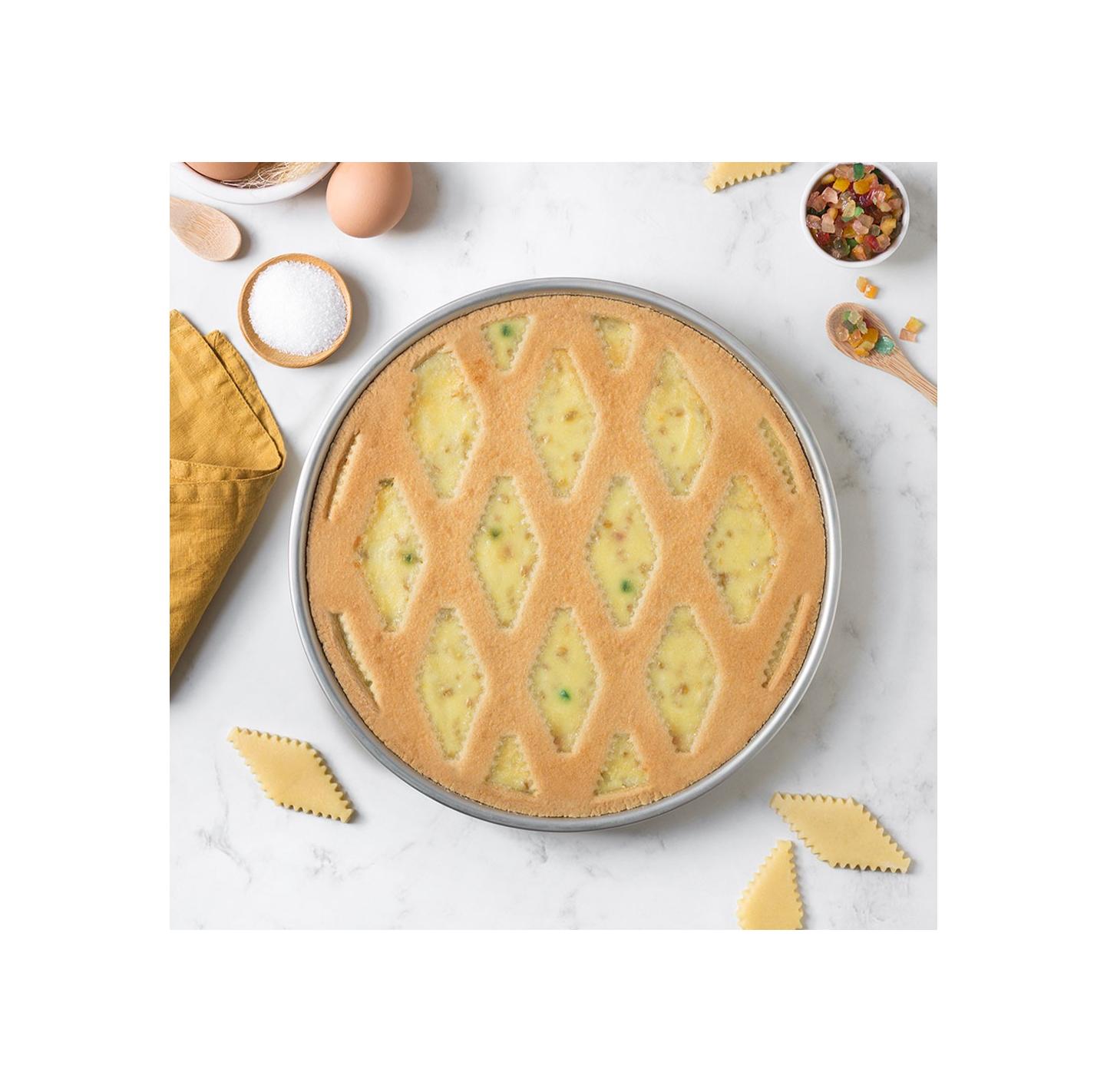 Decora Griglia tagliapasta per crostata e pastiera 30 cm