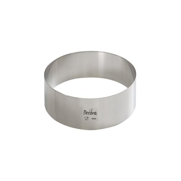 Decora - Shape for cakes stainless steel circle diameter 9