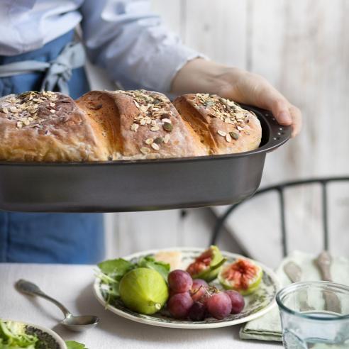 Decora - Stampo in materiale antiaderente per pane e brioche