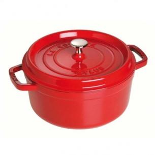 COCOTTE TONDA 24 ROSSA STAUB