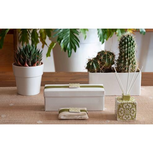 Cupido&Co - Diffusore Verde con Boccetta di Essenza alla Vaniglia