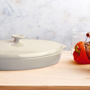 Emile Henry - Pentola Papillotes in ceramica crema argilla 2