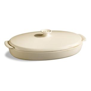 Emile Henry - Cream clay ceramic Papillotes pot