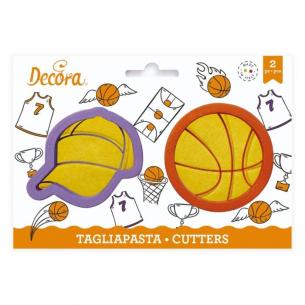 Decora - Set 2 tagliapasta in plastica basket