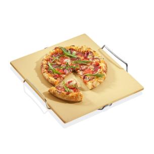 Küchenprofi - Pietra Refrattaria Tonda per Pizza con Supporto in Acciaio 30 cm PIETRA PIZZA C/SUPPORTO