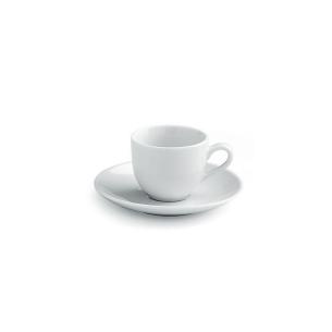 Tognana - Tazze da caffè con piattino linea metropolis bianco set 6 pezzi