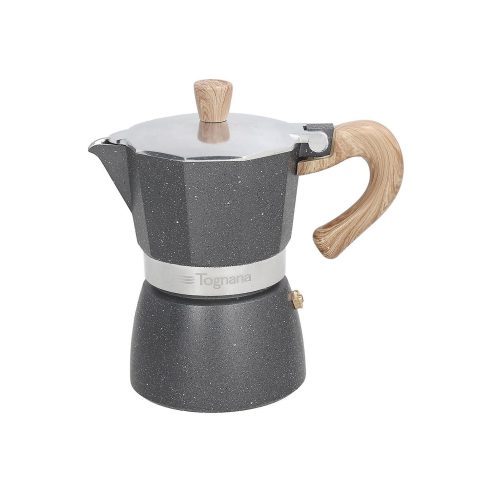 Tognana - Caffettiera moka stone e wood style 2 tazze