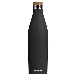 Sigg - Bottiglia termica Meridian da 700 ml in acciaio inox 18/8 nera