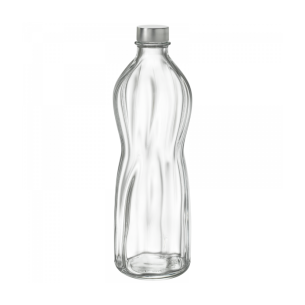 Bormioli - Aqua bottiglia in vetro da 1 litro