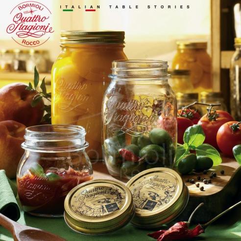 Bormioli - Vasetto in vetro quattro stagioni con capsula 250 ml