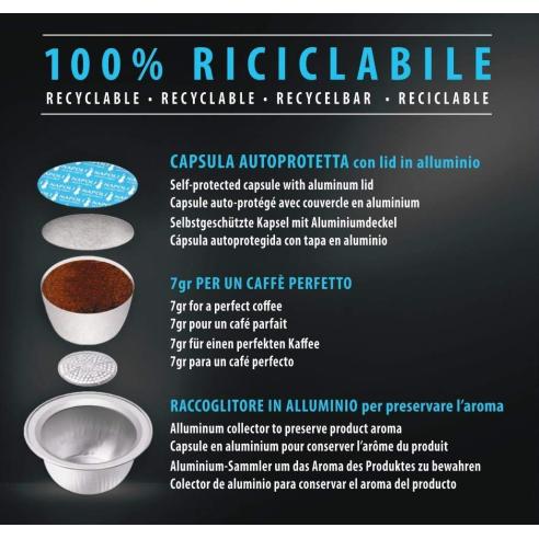 Bialetti - Capsule Multipack Caffè Napoli da 72 pz