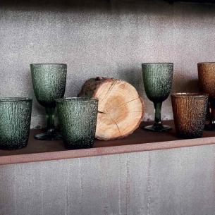 Tognana - Set 3 bicchieri in vetro 280 ml Davor verde 2