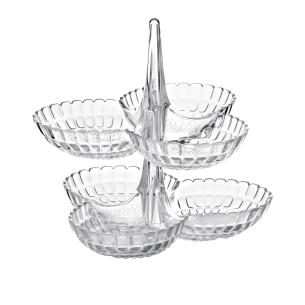 Guzzini - Set 2 Antipastiere Tiffany trasparente