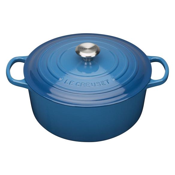 Le Creuset - Pentola cocotte in ghisa smaltata evolution 26 cm blu marsiglia